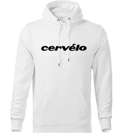 Mikina s kapucňou CERVÉLO, biela