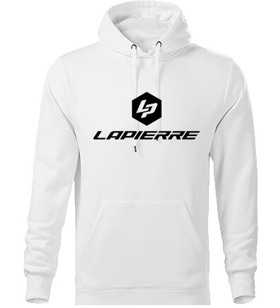 Mikina s kapucňou LAPIERRE, biela