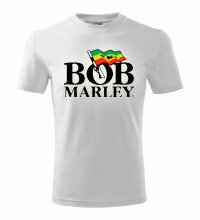 Tričko Bob Marley, biele 1