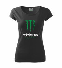 Dámske tričko Monster, čierne