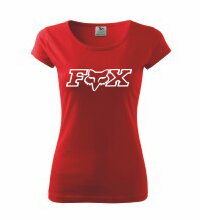 Dámske tričko Fox, červené 2