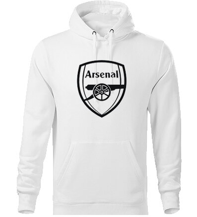 Mikina s kapucňou ARSENAL, biela