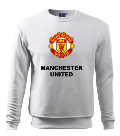 Mikina Manchester United, biela2