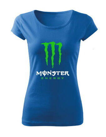 Dámske tričko Monster, modré