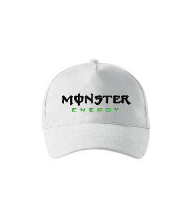 Šiltovka MONSTER ENERGY, biela