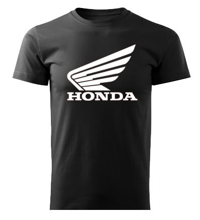 Tričko Honda, čierne