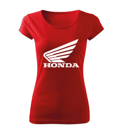 Dámske tričko Honda, červené 2