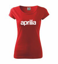 Dámske tričko Aprilia, červené 