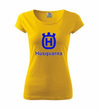 Dámske tričko Husqvarna, žlté