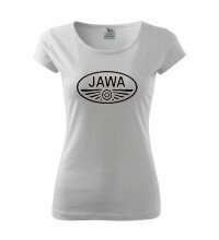 Dámske tričko Jawa, biele