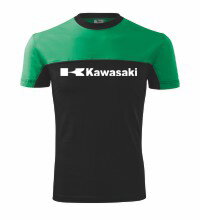 Tričko Kawasaki, čiernozelené