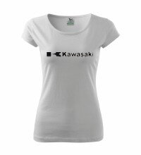 Dámske tričko Kawasaki, biele