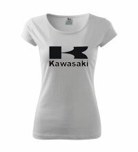 Dámske tričko Kawasaki, biele 2