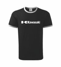 Tričko Kawasaki, čierne duo