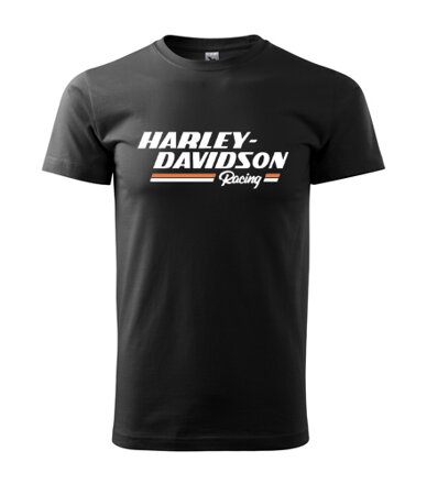 Tričko Harley Race, čierne