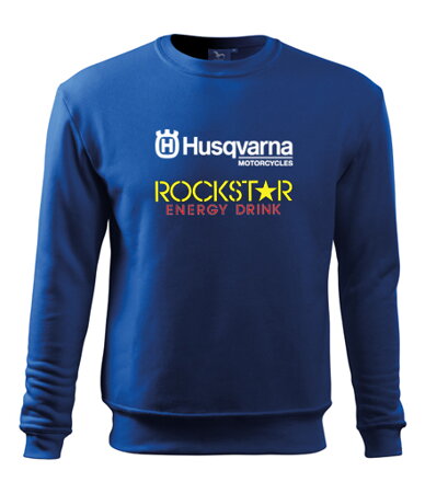 Mikina Husqvarna Rockstar, modrá