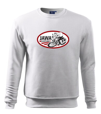 Mikina Jawa Racing, biela