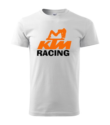 Tričko KTM w Racing, biele