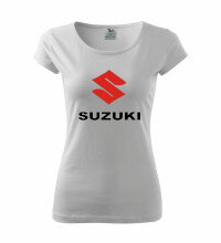 Dámske tričko Suzuki, biele