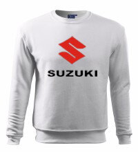 Mikina s logom Suzuki, biela
