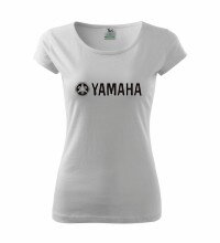 Dámske tričko Yamaha, biele