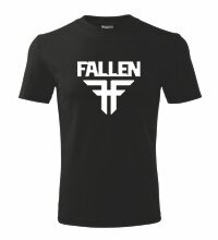 Tričko Fallen, čierne