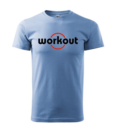 Tričko Workout, modré