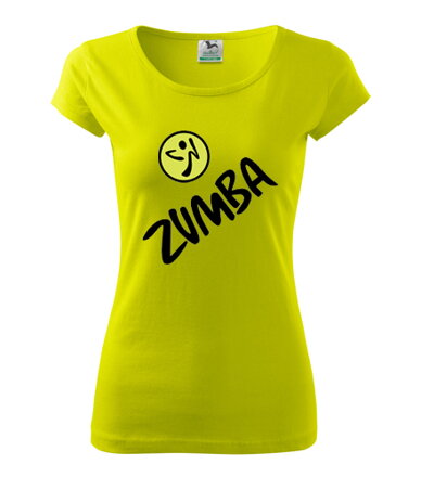 Dámske tričko Zumba, neon