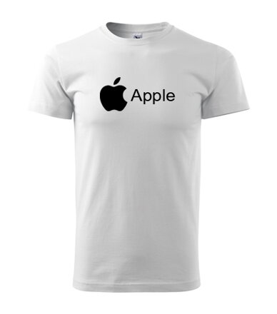 Tričko Apple 2, biele