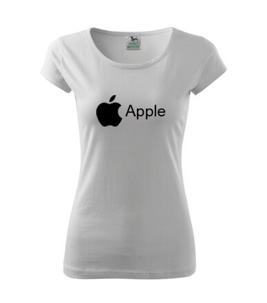 Dámske tričko Apple 2, biele