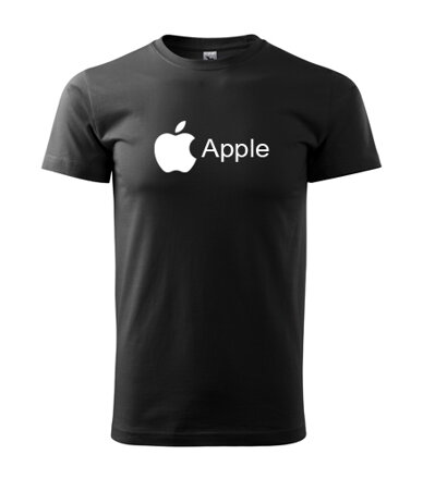 Tričko Apple 2, čierne