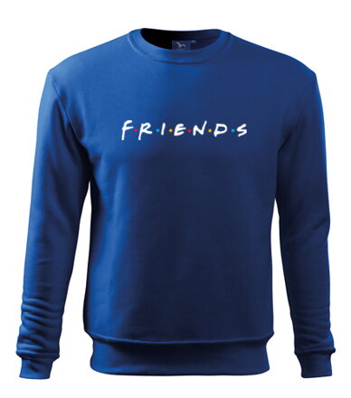 Mikina FRIENDS, modra