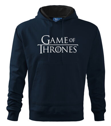 Mikina s kapucňou GAME of THRONES, tmavomodra