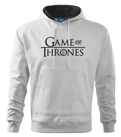 Mikina s kapucňou GAME of THRONES, biela