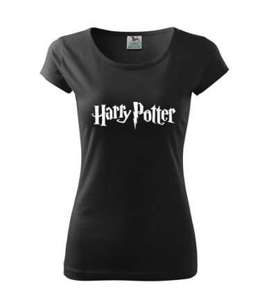 Dámske tričko HARRY POTTER, čierne