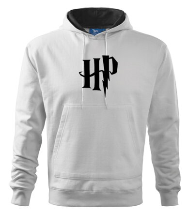 Mikina s kapucňou HP, biela