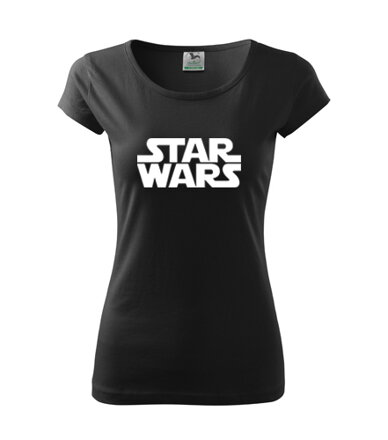 Dámske tričko STAR WARS, čierne