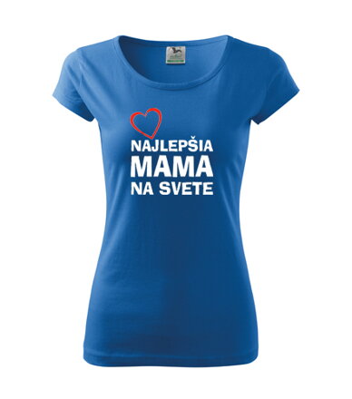 Dámske tričko NAJLEPŠIA MAMA, modré