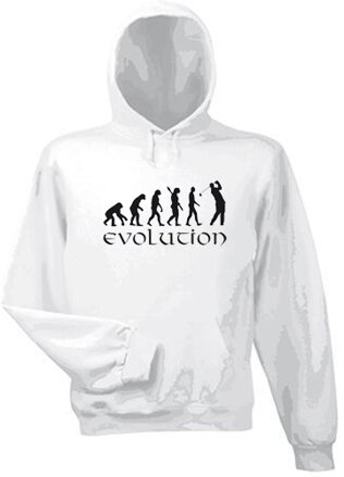 Mikina s kapucňou EVOLUTION GOLF, biela