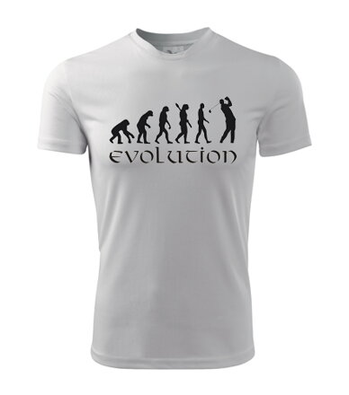 Tričko EVOLUTION GOLF, biele