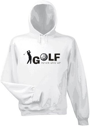 Dámska mikina s kapucňou GOLF, biela