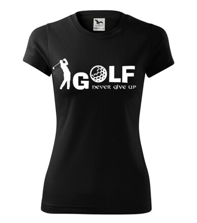 Dámske tričko GOLF, čierne