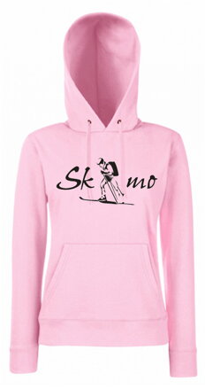 Dámska mikina s kapucňou SKIMO, ružova