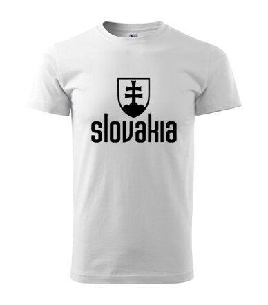 Tričko SLOVAKIA, biele