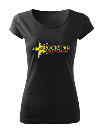 Dámske tričko ROCKSTAR, čierne