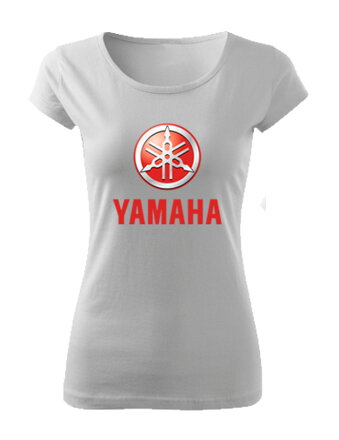 Dámske tričko YAMAHA č., biele
