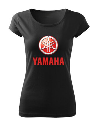 Dámske tričko YAMAHA č., čierne