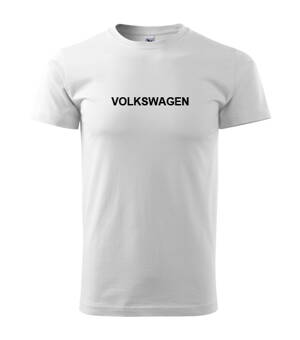 Tričko VOLKSWAGEN elegant, biele