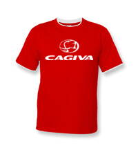 Tričko Cagiva, červené duo