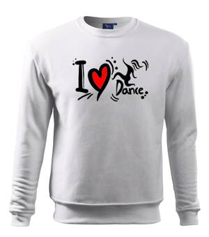 Mikina Dance, biela 2